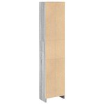 vidaXL Bibliothèque sonoma gris 40x24x176 cm bois d'ingénierie