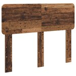 vidaXL Cadre de lit Bois ancien 135 x 190 cm Bois d'ingénierie