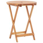vidaXL Ensemble de bistro 3 Pièces taupe tissu et bois massif