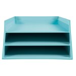 Corbeille À Courrier Combo 3 Niveaux Carton Aquarel - Couleurs Assorties - X 4 - Exacompta