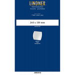 Bandes double soudure 265 x 130 mm pour blocs  carnets de timbres. Fond - Transparent