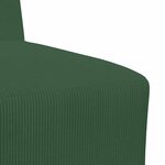 vidaXL Unité de Sofa Modulaire Sans Accoudoirs 3 Pièces Vert jungle