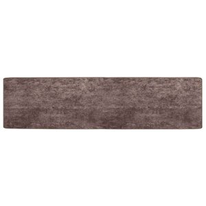 vidaXL Coureur de Tapis MARSA Gris 50 x 200 cm Polyester et PVC