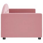 vidaXL Lit de repos sans matelas rose 80x200 cm velours