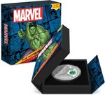 Pièce de monnaie en Argent 2 Dollars g 31.1 (1 oz) Millésime 2024 Marvel Niue INCREDIBLE HULK