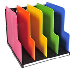 Trieur Vertical Modulotop Ecoblack 5 Intercalaires - Arlequin - Exacompta