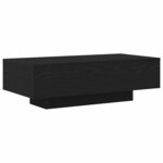 vidaXL Table Basse Chêne noir 100 x 49.5 x 31 cm Bois d'ingénierie