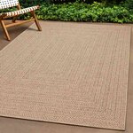 vidaXL Tapis ZIZUR beige 240x340 cm aspect de jute intérieur extérieur