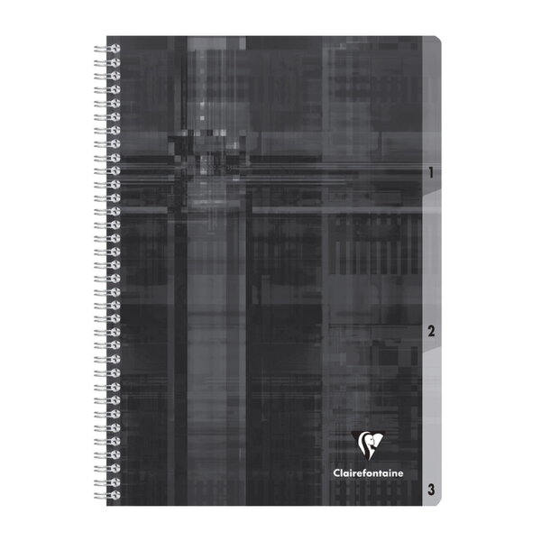 1 cahier a spirales a4 - 180 pages séyès - 3 encoches - couleur aléatoire