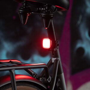 Mini lampe vélo LED rechargeable arrière