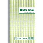 Orderbook Ligné 21x13 5cm 50 Feuillets Double Autocopiant - Blanc - X 10 - Exacompta