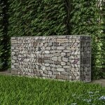 vidaXL Panier de gabion Acier galvanisé 200x50x100 cm