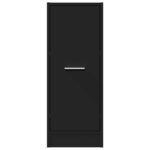 vidaXL Armoire d'apothicaire noir 30x41x77 5 cm bois d'ingénierie
