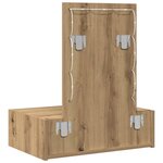 vidaXL Table de Toilette Marron 60 x 40 x 70 cm Bois d'ingénierie