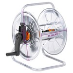 vidaXL Enrouleur de tuyau mural pour tuyau de 50 m 1/2" acier
