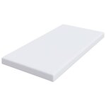 vidaXL Coussins de Matelas Blanc 90 x 190 cm