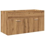 vidaXL Ensemble de meubles salle de bain 5 Pièces bois d'ingénierie
