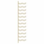 vidaXL Casier à vin mural pour 24 bouteilles 2 Pièces Doré Fer