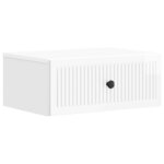 vidaXL Cabinet de chevet Blanc brillant 49 x 34 5 x 20 cm