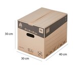 Pack and Move - Lot 240 croisillons de calage déménagement avec carton - 40 x 30 x 30 cm - Pour verres et bouteilles - Carton renforcé