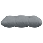 vidaXL Coussins de siège 4 Pièces Gris clair 45 x 45 x 12 cm tissu