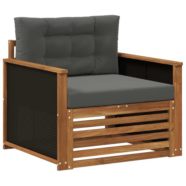 vidaXL Sofa de milieu extérieur Naturel