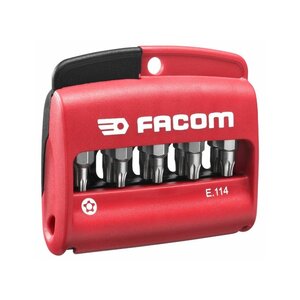 Jeu mixte de 10 embouts Torx Plus Tamper 14 Facom  Série 1  25 mm  porteembouts E114