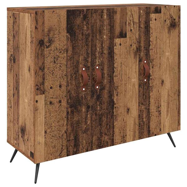 vidaXL Buffet Marron 90 x 34 x 80 cm Bois d'ingénierie