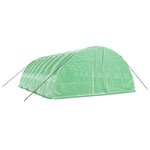 vidaXL Serre avec cadre en acier vert 48 m² 8x6x2 85 m