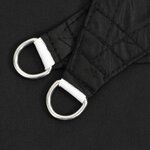 vidaXL Voile de parasol tissu oxford rectangulaire 5x8 m noir