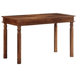 vidaXL Table à manger 120x60x77 cm bois massif d'acacia