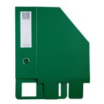 Porte-revues Pp - Dos 100mm - Livrés À Plat - 23x31cm - Vert Foncé - X 10 - Exacompta