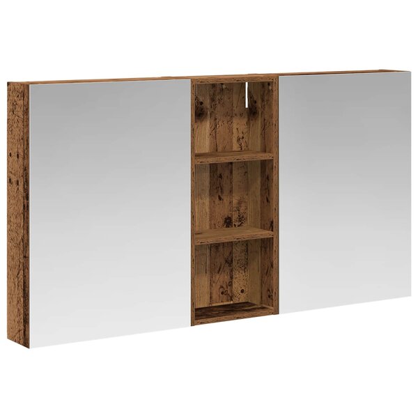 vidaXL Ensemble de Meubles de Salle de Bain 3 Pièces 130 x 14 5 x 70 cm
