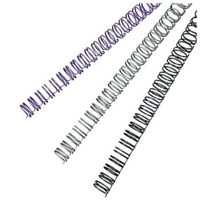 Lot de 100 Peignes métalliques WireBind format A4 capacité 100 feuilles 11mm noir GBC