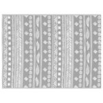 vidaXL Tapis d'extérieur ARAKIL Gris 300 x 400 cm PP