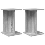 vidaXL Support de Plante 2 pièces Sonoma gris 25 x 25 5 x 40 5 cm