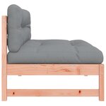 vidaXL Canapé central 120x80 cm bois massif douglas