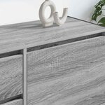 vidaXL Meuble TV Gris Sonoma 100 x 36 x 49.5 cm Bois d'ingénierie