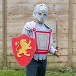 2 épée de chevalier en bois à décorer 50 cm