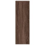 vidaXL Supports pour plantes 2 Pièces chêne marron bois d'ingénierie