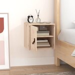 vidaXL Armoire murale 31 5x30x30 cm Bois de pin massif