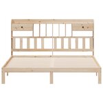 vidaXL Lit bibliothèque sans matelas 180x200 cm bois massif de pin