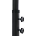 vidaXL Parasol d'extérieur et poteau en aluminium 460x270 cm Bleu