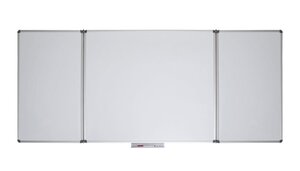 Tableau blanc triptyque Standard 100x120 cm Gris MAUL