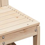 vidaXL Chaise de jardin 50 5x55x77 cm bois de pin massif