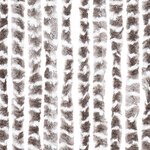 vidaXL Moustiquaire Taupe et blanc 56x185 cm Chenille