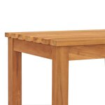 vidaXL Banc de jardin 114 cm bois de teck solide