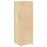 vidaXL Buffet haut chêne sonoma 40x42 5x124 cm bois d'ingénierie