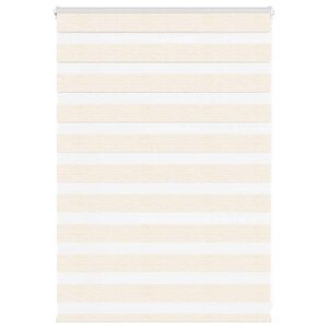 vidaXL Store zèbre beige marbré largeur du tissu 105 9 cm polyester