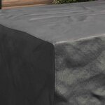 vidaXL Housse pour meubles Uni Noir 200 x 165 x 80 cm 210D
